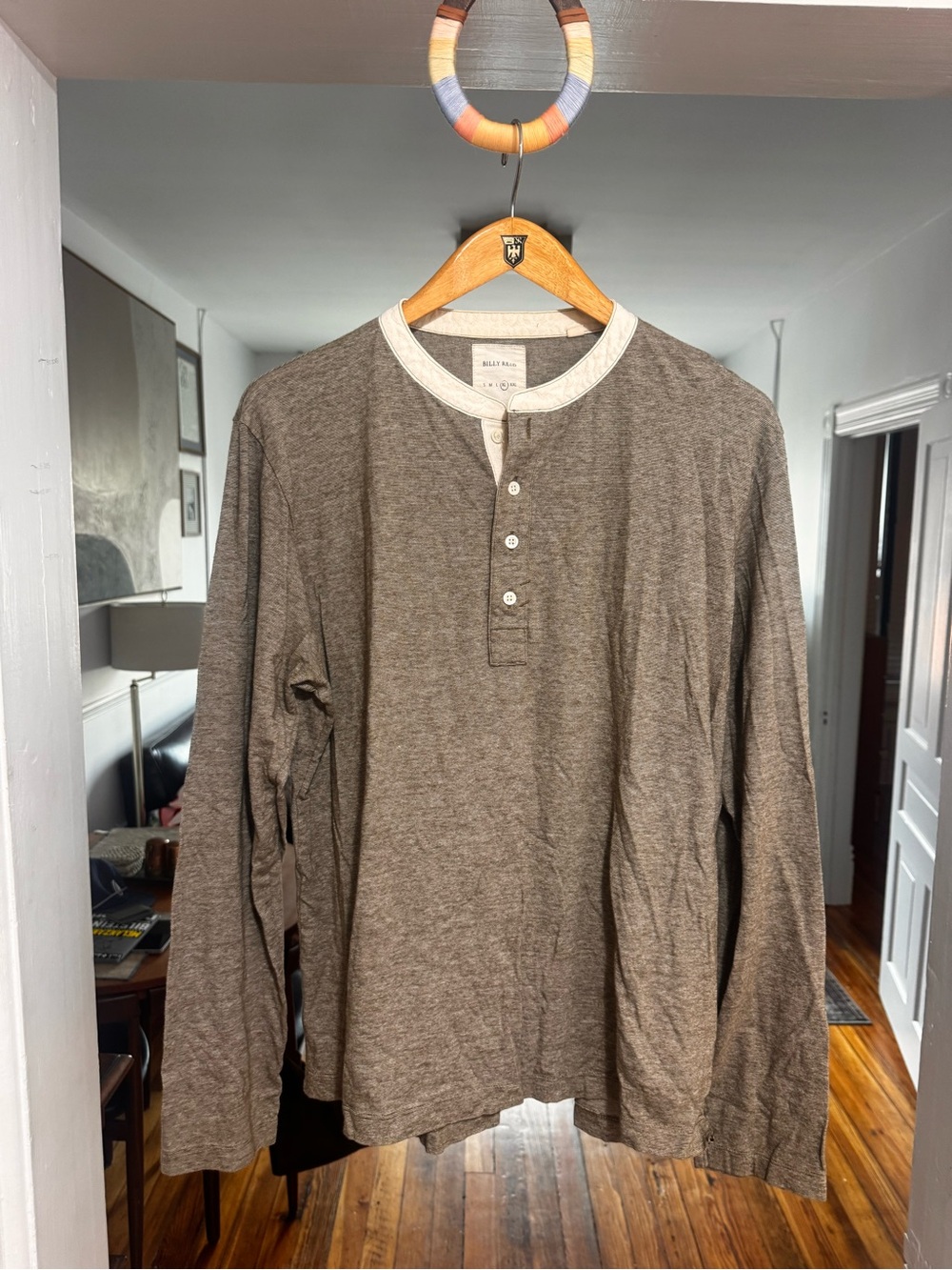 Billy Reid Slub Henley XL